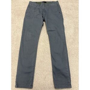 Scotch & Soda Men's Blue Gray Warren Straight Fit Chino Pants Size 30/32